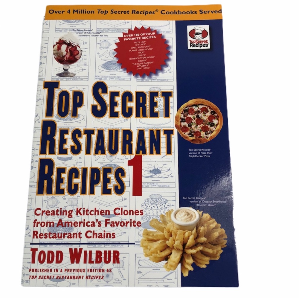 Top Secret Restaurant Recipes 1 Cookbook
